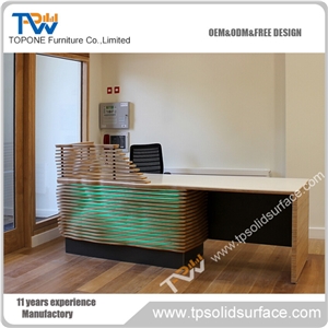 Glass Portable Reception Desk Pictures
