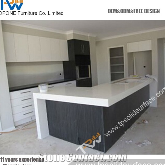 Led Prefab Clinic Reception Desk