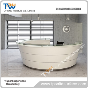 Led Prefab Clinic Reception Desk