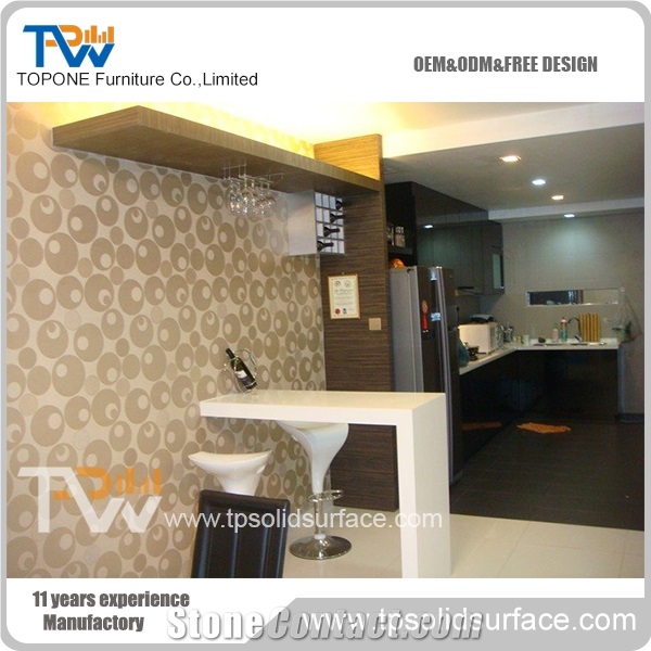 Modern Acrylic Translucent Stone Wine Bar Counter Nightclub Table