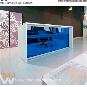 Modern Hot Sale Reception Desk Shop Counter Store Counter Design for Hotel