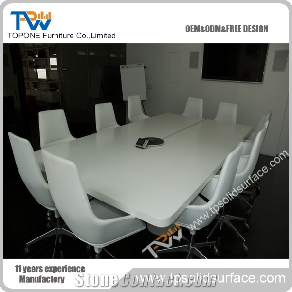 Modern Style Manmade Stone Design Office Furniture Tea Tables