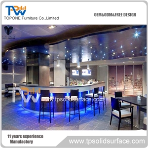 Modern Wine Bar Counter Led Bar Furniture
