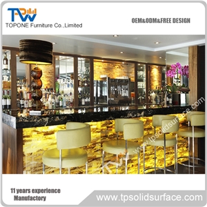 Popular Boat Shape Red Small Home Bar Counter Table Tops Design, Bar Table Tops with Good Price for Sale