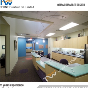 Practical First Grade Spa Reception Desk/Counter Table
