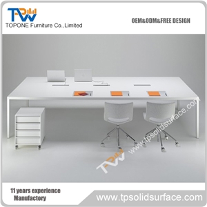 Square Shape 10 Seats Office Table for Office Furniture, China Factory Price Office Desk for Sale