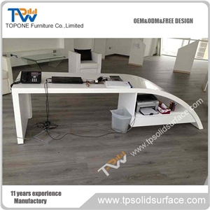 Topone High Quality Wholesale Office Custom Furniture Utive Office Acrylic Table