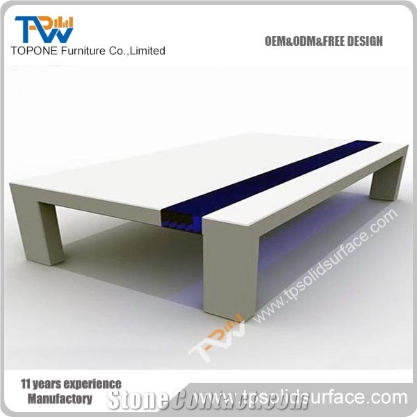 White Solid Sufeca Custom Design Coffee Tables Furniture