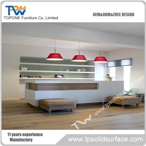 Wholesale Best Belling Quality Curved Modern Reception Desk
