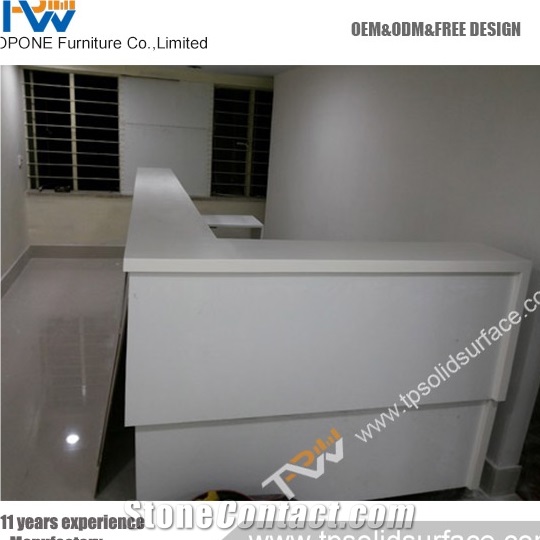 Wholesale Top Grade Semi-Circle Reception Desk Counter