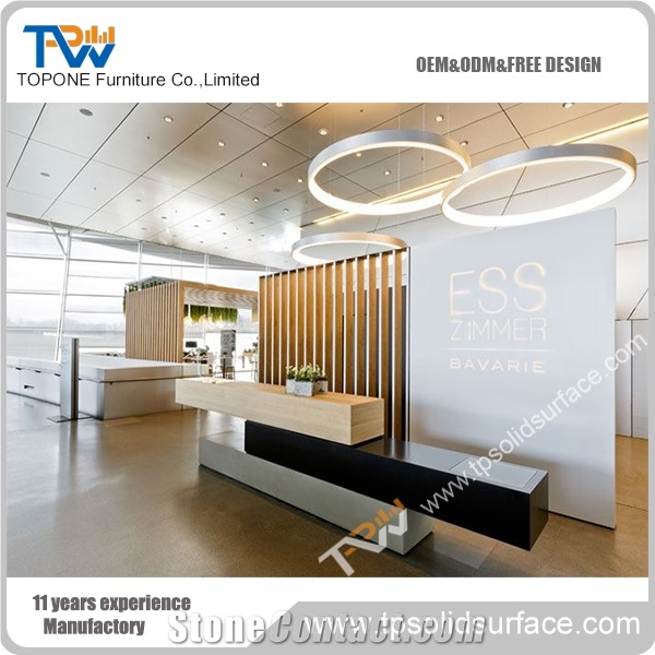 Wholesale Top Grade Semi-Circle Reception Desk Counter