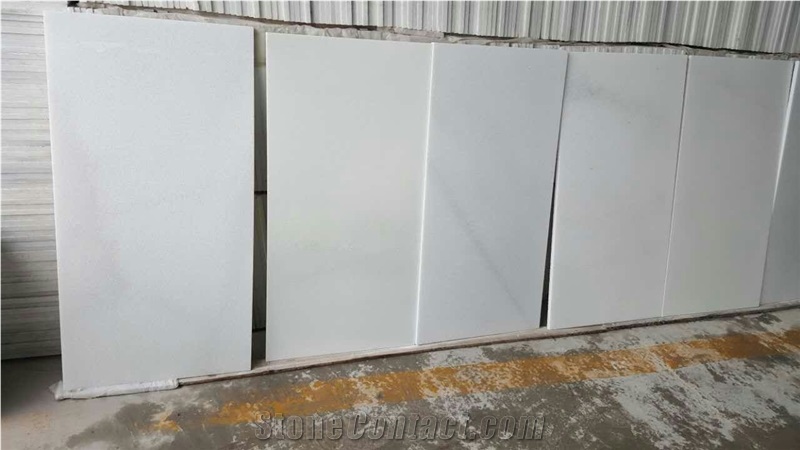 Pure White Marble Slabs,White Marble Tiles,China Han White Marble, Crystal White, Polar White, Salt White Stone