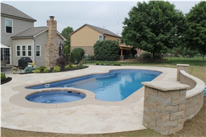 Ivory Travertine Pattern