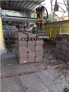 G687 Road Stone&Pink Granite Kerbs&Granite Kerb Stone&Side Stone&Curbstone