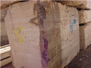 Silver Travertine Blocks