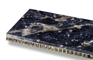 Lapiz Azulis Stone on Honeycomb