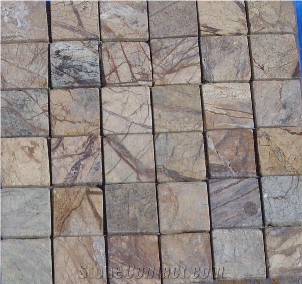 Bidasar Brown Marble Mosaic