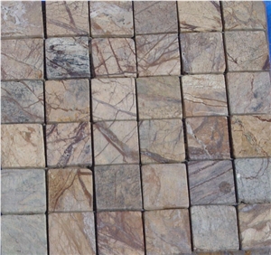 Bidasar Brown Marble Mosaic