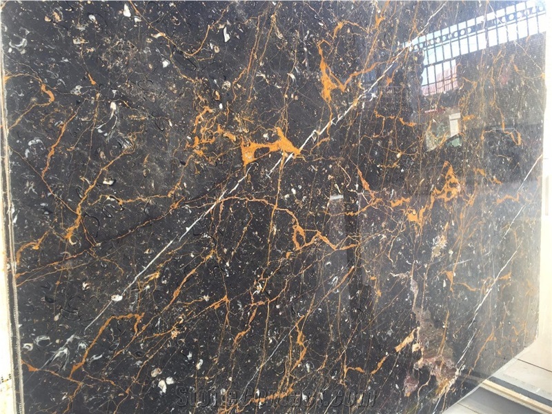 Golden Galaxy Marble