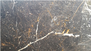 Golden Galaxy Marble