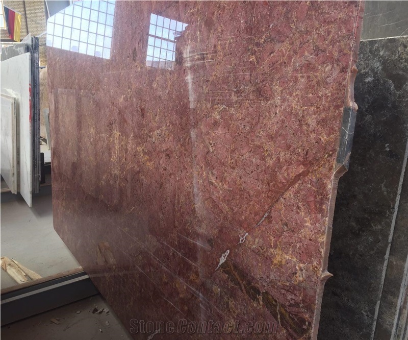 Golden Red Marble