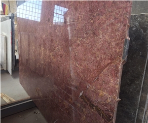 Golden Red Marble