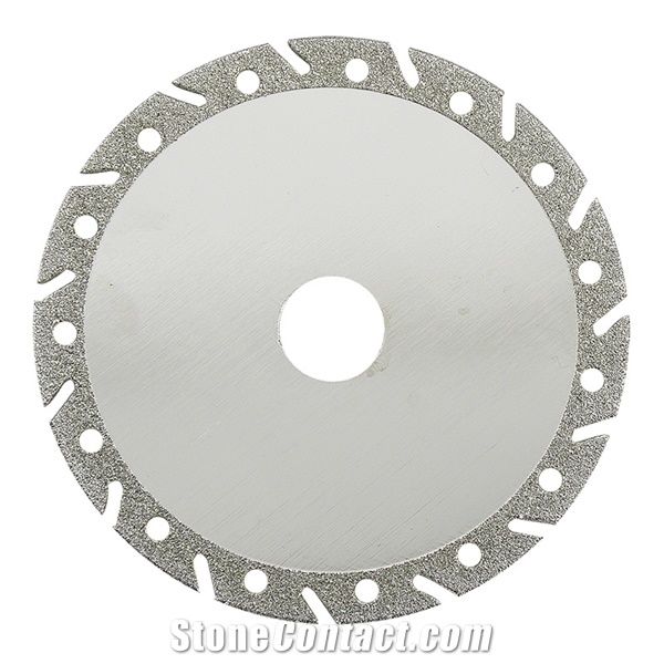 Electroplated Diamond Blade Cutting Disc with Cooling Hole