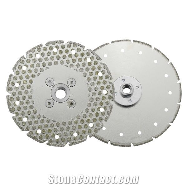 Electroplated Diamond Blade Cutting Disc with Dot Single Side Coated