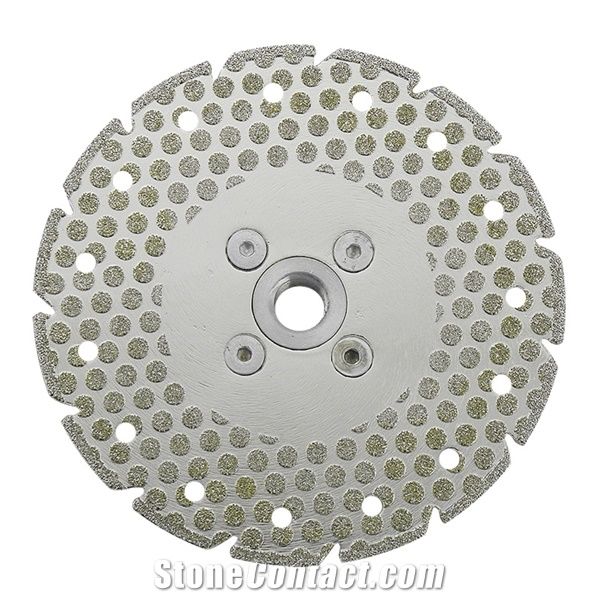 Electroplated Diamond Blade Cutting Disc with Dot Single Side Coated
