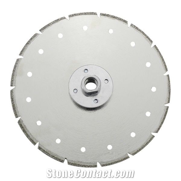 Electroplated Diamond Blade Cutting Disc with Dot Single Side Coated