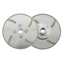 Electroplated Diamond Blade Cutting Disc with Double Side Reinforcing Rib Electroplated Diamond Blade Cutting Disc with Double Side Reinforcing Rib
