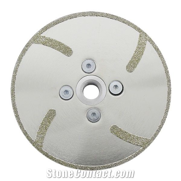 Electroplated Diamond Blade Cutting Disc with Double Side Reinforcing Rib