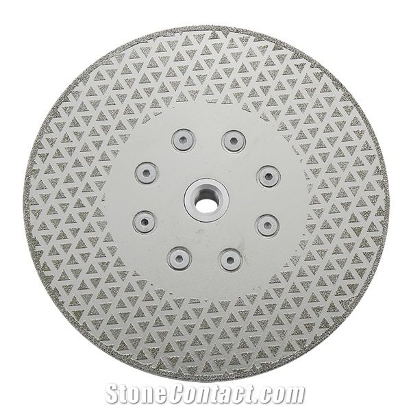 Electroplated Diamond Blade Cutting & Grinding Disc (Pyramid Double Side Coated)