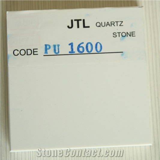 China Factory Engineered Pure Popular White, 3000*1600mm*30mm Low Price Quartz Slabs Tiles Flooring Products