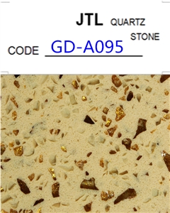 Golden Diamond Artificial Quartz Slab Popular in South Africa