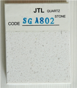 Popular Solid Surfaces Engineered White Colors Stone Big Quartz Slab Cut to Tiles Flooring