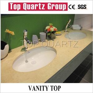 Hot Sales Biscuit Quartz Stone Countertop