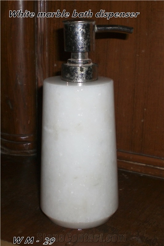 Banswara White Marble Bathroom Accessories