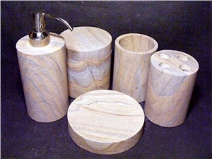 Rainbow Sandstone Bathroom Set