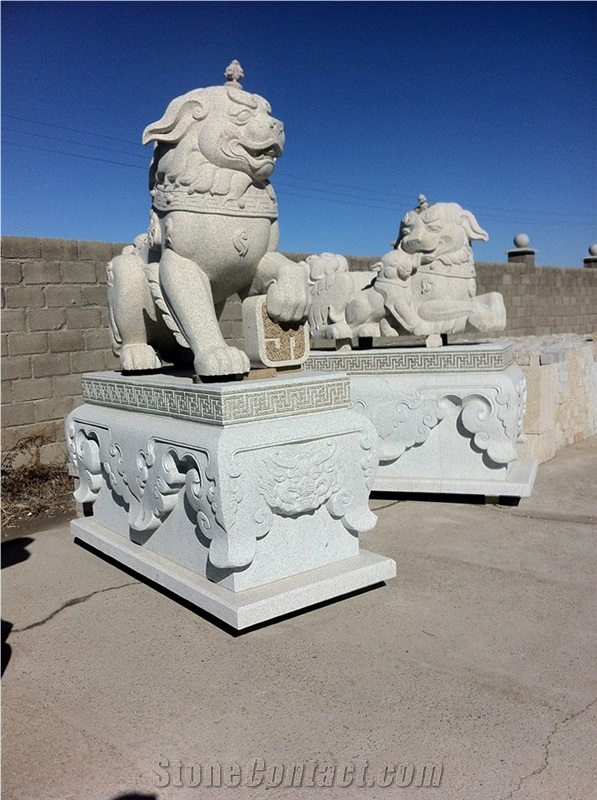 Mongolia White Granite Mongolia Dog"S