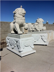 Mongolia White Granite Mongolia Dog"S