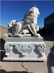 Mongolia White Granite Mongolia Dog"S