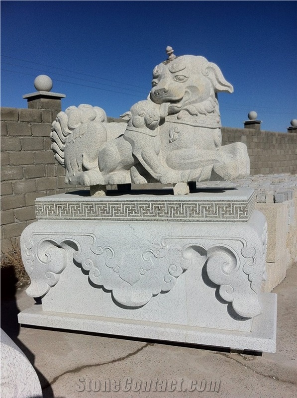 Mongolia White Granite Mongolia Dog"S
