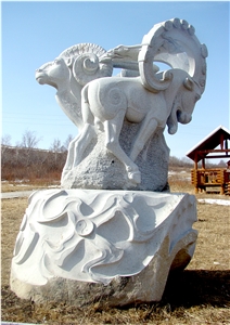 Mongolian White Granite Stone Cubes