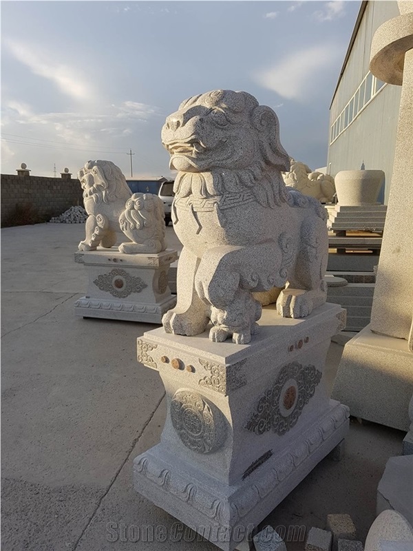 Mongolian White Granite Stone Cubes