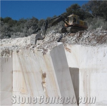 White Limestone Blocks