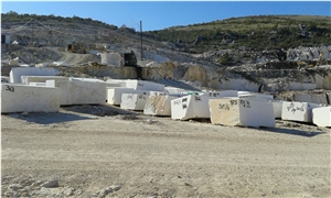 White Limestone Blocks