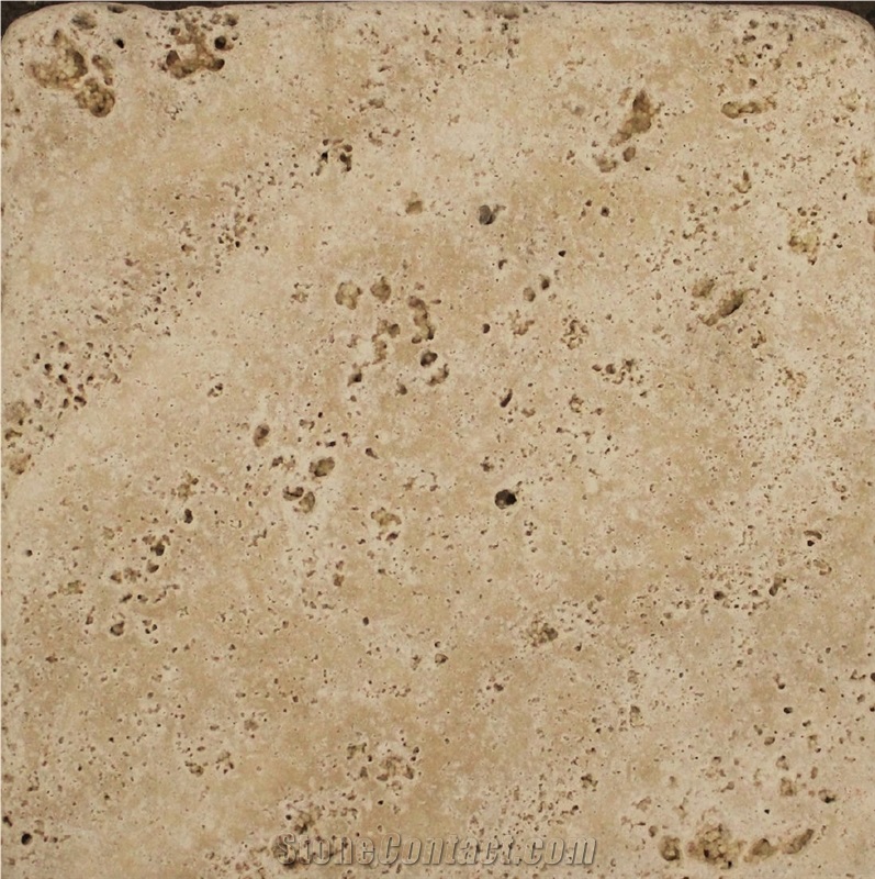 Ivory Tumbled Travertine Tile