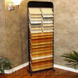 Metal Floor Waterfall Tile Display Stand Rack Ceramic Tile Display Rack Stone Slab Display Rack Hardwood Display Rack Loose Tile Display