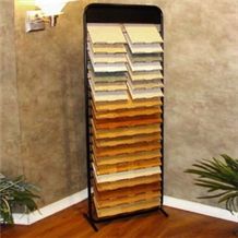 Metal Floor Waterfall Tile Display Stand Rack Ceramic Tile Display Rack Stone Slab Display Rack Hardwood Display Rack Loose Tile Display